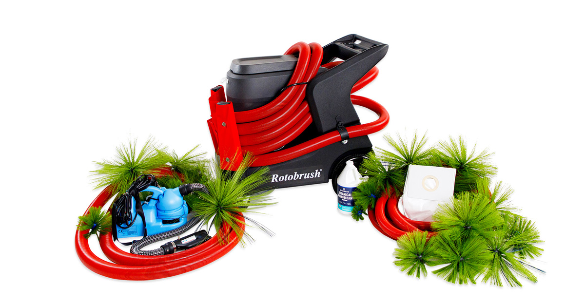 Professional NADCA-approved duct cleaning equipment