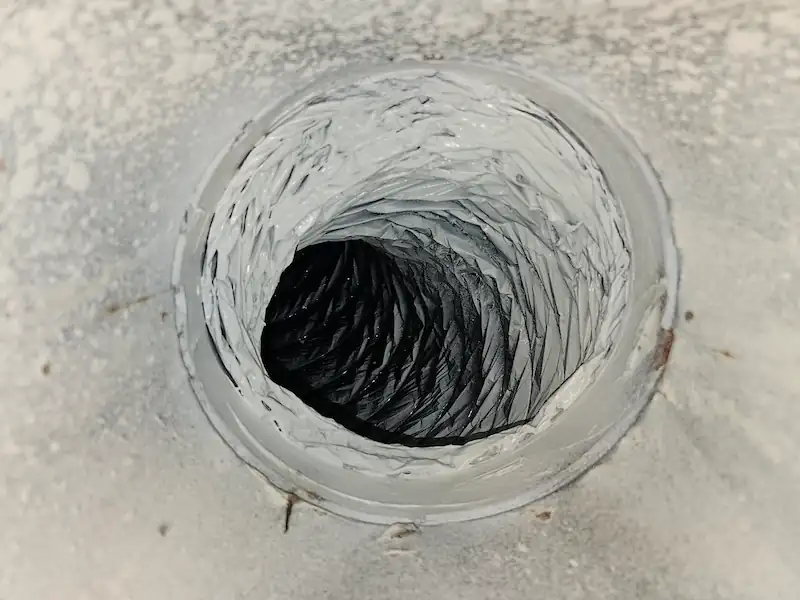 Mold Block Primer coating applied inside air duct