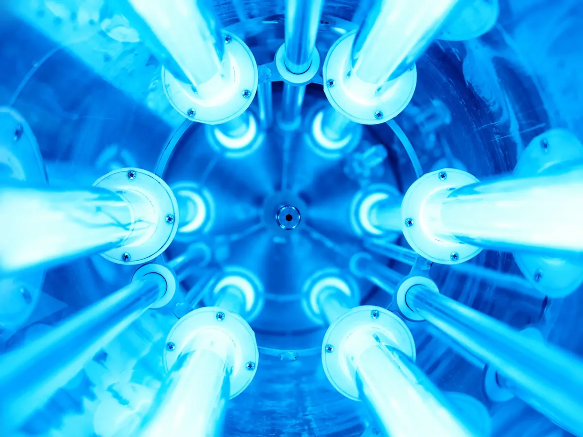 UV light unit for HVAC air purification